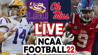 LSU at Ole Miss (10/23/21 Simulation) NCAA Football 22