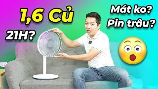 Đánh giá Quạt tích điện Xiaomi Dream Maker Plus: 1,6 Triệu Pin dùng thoải mái? Gió có mạnh không?...