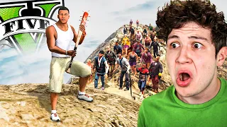 SOBREVIVIENDO 100 DÍAS a un APOCALÍPSIS ZOMBIE en GTA 5! 🧟‍♂️🪦 (Película)