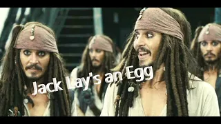 Pirates of the Caribbean: At Worlds End - Jack Sparrow Lays an Egg, Multiple Jack hallucination