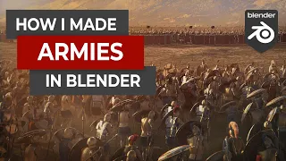 How I Made Huge Armies.... in Blender! (Breakdown)