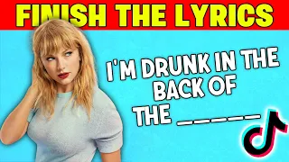 Finish the Lyrics! Most Viral TikTok Songs Ever🎶📱 TikTok Tune-Up Challenge