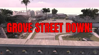 GTA San Andreas - DYOM Mission #44 - Grove Street Down!