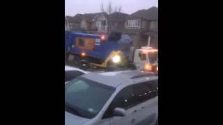 Robotic garbage truck epic failure