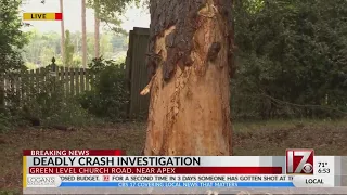 19-year-old dead after car crashed into tree near Apex, NCSHP says