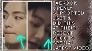 OMG!😱💋Taekook Openly Supported LGBT & Did This At Their Recent Shoots (Latest)#bts#jungkook#taehyung