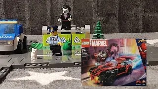 LEGO 2023 Spiderman 76244 Miles Morales vs. Morbius LEGO Speed Build Overview