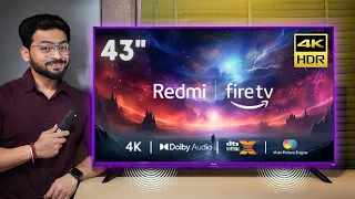 Redmi Smart Fire TV 4K 43 Unboxing & Review ⚡️ | At Just Rs 24,999/- | Fire TV OS 🚀