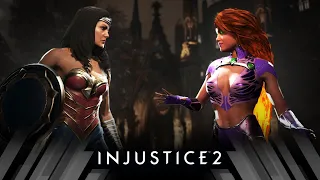 Injustice 2 - Wonder Woman Vs Starfire (Very Hard)