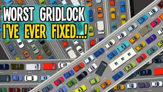 Taking a NIGHTMARE TRAFFIC City to PERFECTION in Fix Your City!