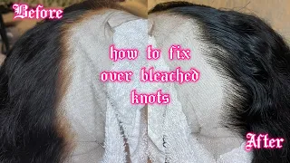 HOW TO FIX OVER BLEACHED KNOTS | QUICK AND EASY | BEGINNER FRIENDLY