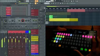 Akai Fire + FL Studio [performance mode]