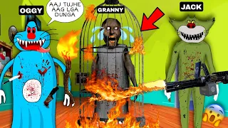 Oggy And Jack Kidnap GRANNY in Scary Oggy Granny Chapter 2 😱 Horror Oggy Game