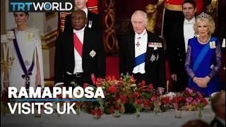 South African President Ramaphosa in UK on official visit