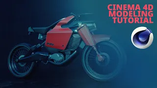 CINEMA 4D TUTORIAL | MOTOBIKE MODELING TUTORIAL PART 6