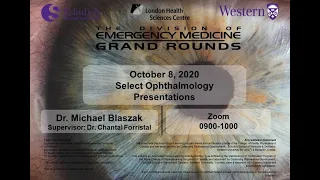 Dr. Mike Blaszak: Select Ophthalmology Presentations