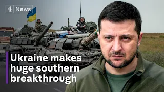 Ukraine makes biggest breakthrough in south since war with Russia began