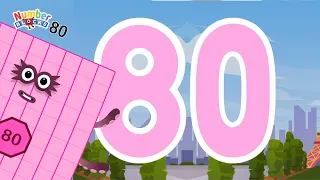 Numberblocks Magic Run 80 - Numberblocks 80 Adventure | Number Explore