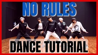 TXT 'No Rules' Dance Practice Mirror Tutorial (SLOWED)
