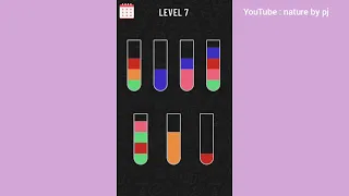 Water sort puzzle Level 6 , 7 , 8
