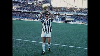 Roberto Baggio vs AC Milan 1990 Serie A (All Touches & Actions)