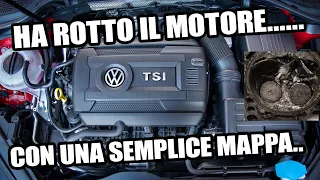 HA ROTTO il MOTORE della sua GOLF GTI con una MAPPA STAGE 1 !! 11.000 € di DANNI !!