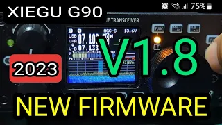 XIEGU G90 NEW DISP FIRMWARE V1.8 JULY 2023