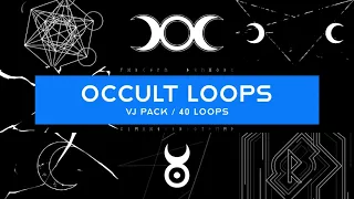 [4K] Occult Loops || Halloween VJ Loops Pack