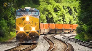 Freight Train Action at Shenandoah Junction, WV - July 4th 2020