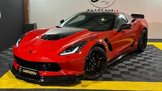 CHEVROLET CORVETTE C7 Z06 PACK Z07 3LZ 6.2i V8 AT8 659ch CARBONE / CAMERA 360° / APPLE CARPLAY