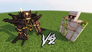 Ignited Revenant vs Iron Golem in Minecraft