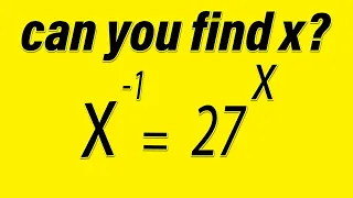 Nice Exponent Math Simplification | Math Olympiad Problem | Find the value of X