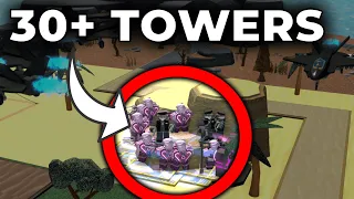Solo Fallen but all my towers are in this circle... | Tower Defense Simulator (ROBLOX)