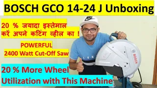 Bosch GCO 14-24J professional metal cut-off saw (chopsaw) 2400 watts Unboxing & Review | GCO 14-24J