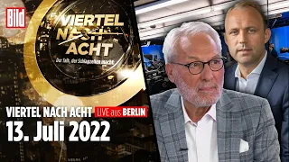 🔴 Viertel nach Acht – 13. Juli 2022 | LIVE mit u.a. Prof. Dr. Fritz Vahrenholt und Sebastian Czaja