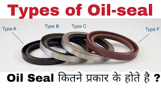 Types of oil seal | Oil seal | Different types of oil seal | Type A,B,C,F oil seal | Gearbox Oilseal