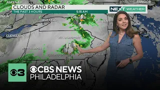 Morning showers, T-storms give way to warm, sunny weather around Philadelphia