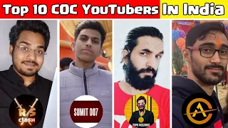 Top 10 Best Clash Of Clans Youtubers In Our Indian Clashing Community......( 2021 )