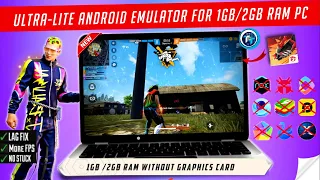 No More LAG! ⚡️ Ultra-Lite Android Emulator for 1GB/2GB RAM PC & Laptop, Without Graphics Card