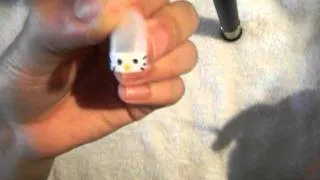 Hello Kitty Nails Tutorial