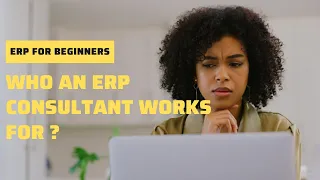 Who an ERP Consultant Works For