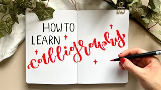 beginner’s COMPLETE guide for how to do CALLIGRAPHY 🍓 how to learn calligraphy for bullet journaling