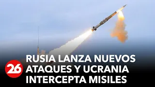 Partes oficiales de la guerra: Rusia lanza nuevos ataques y Ucrania intercepta misiles