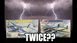 LIGHTNING STRIKES TWICE:  P-38 Build Part I