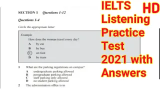 How does the woman Travel everyday IELTS Listening | IELTS Listening Practice Test 2021 with Answers