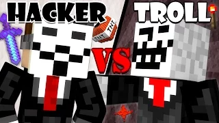 Hacker vs. Troll - Minecraft