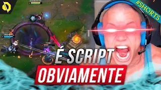 TYLER1 ERROU TUDO e CHAMOU o CARA de SCRIPT 😂 #shorts