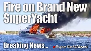 Breaking News: Massive Fire onboard a Brand New SuperYacht | Ep113 SuperYacht News