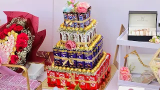 This is how i make my chocolate tower | Tutorial | Engagement hamper set |