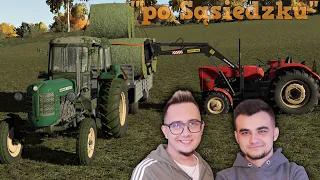 "Po Sąsiedzku"#46 [S5] FS22 😍 Gruba Akcja Sianokosy! Młody na pomoc!🌱 MST